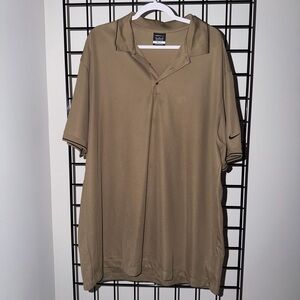 Nike Men's Khaki Polo Shirt